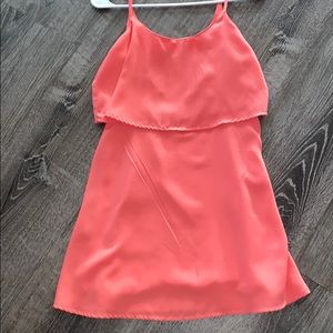 Abercrombie & Fitch Coral/peachy dress